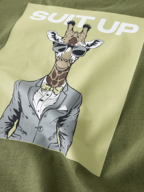 NAME IT T-shirt Hansy Olivine